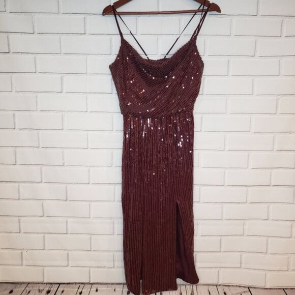 NWOT HANEY Elise Sequin Blouson Cocktail‎ D… - Picture 5 of 13